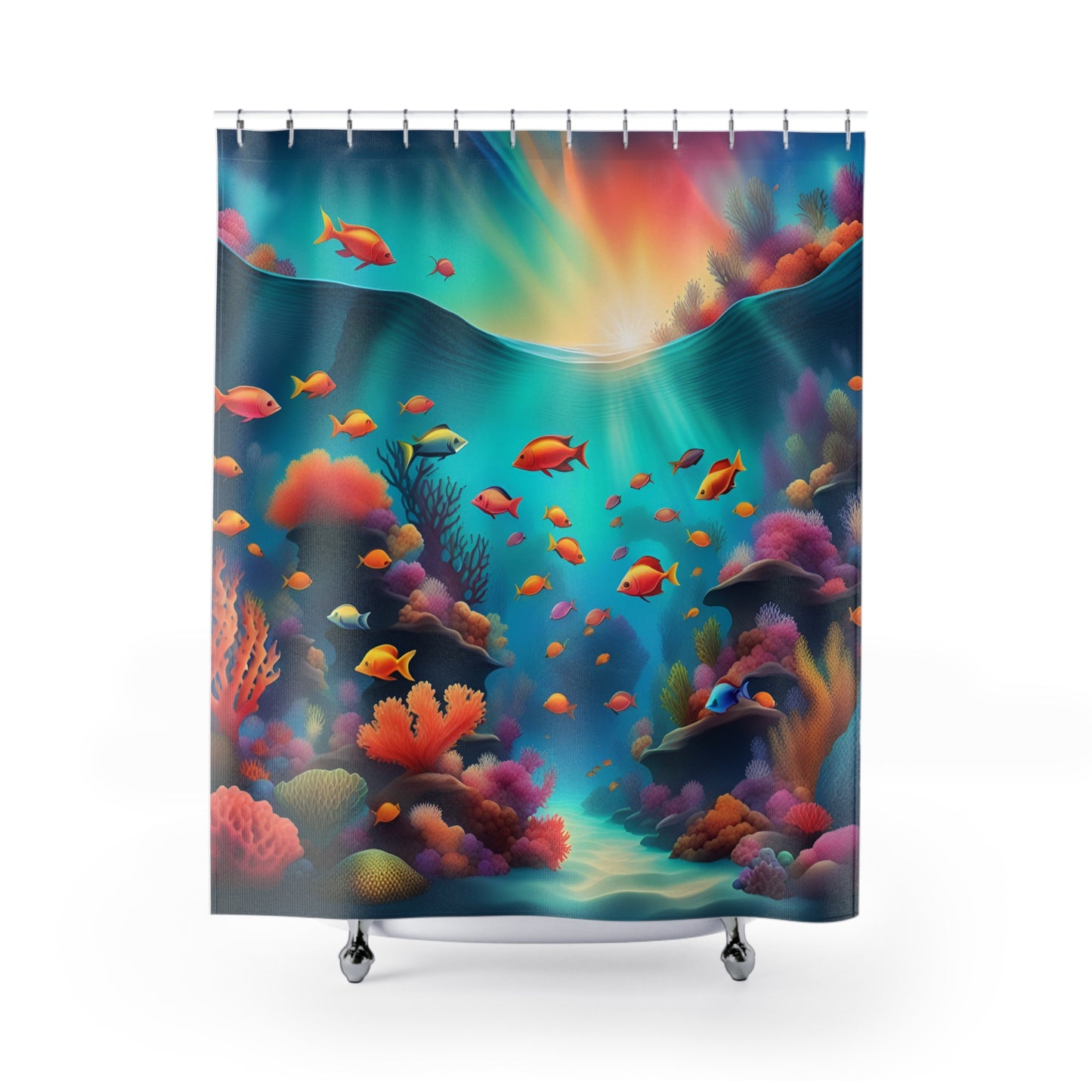 Coral Reef Wonderland Shower Curtain