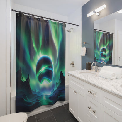 Aurora on Neptune Shower Curtain