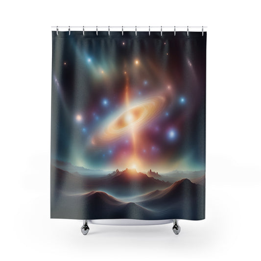 Cosmic Dawn Shower Curtain