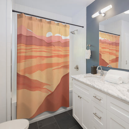 Sprawling Desert Shower Curtain