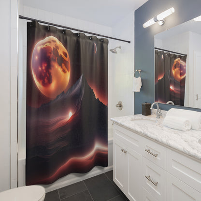 Lunar Eclipse Shower Curtain