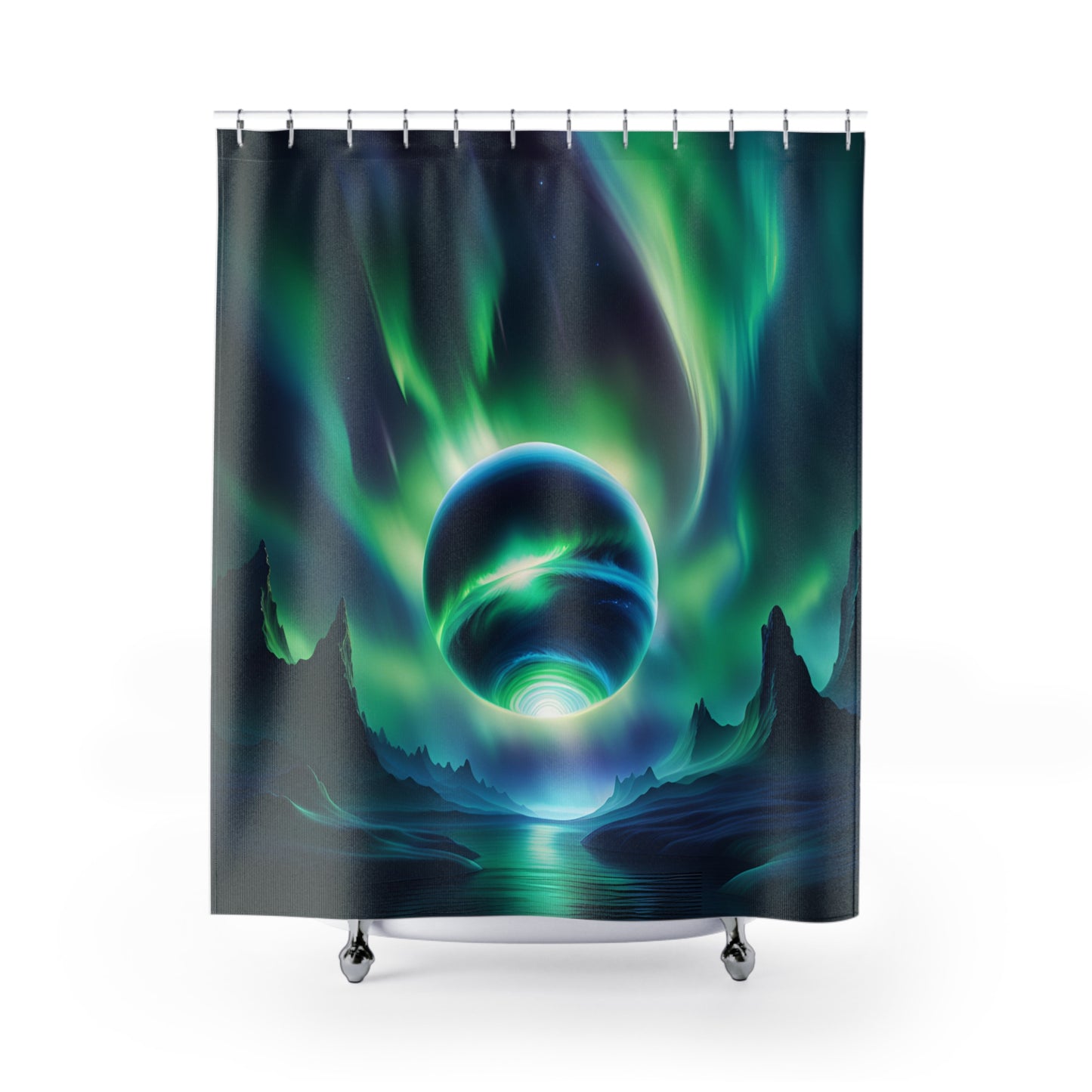 Aurora on Neptune Shower Curtain