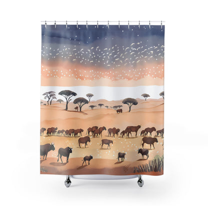 Savanna Serenade Shower Curtain