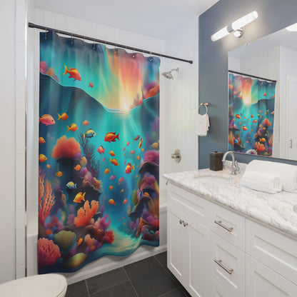 Coral Reef Wonderland Shower Curtain