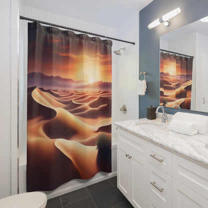 Desert Sunset Shower Curtain