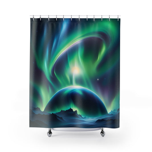 Aurora on Neptune Shower Curtain