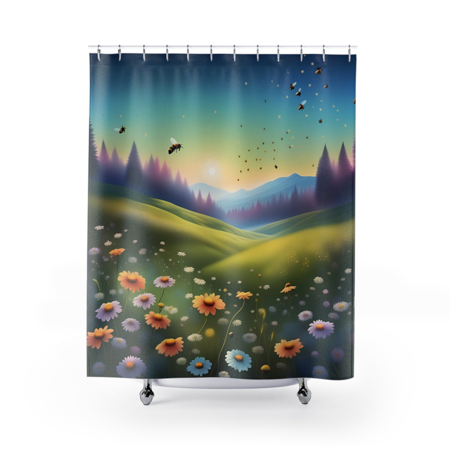 Wildflower Meadow Shower Curtain