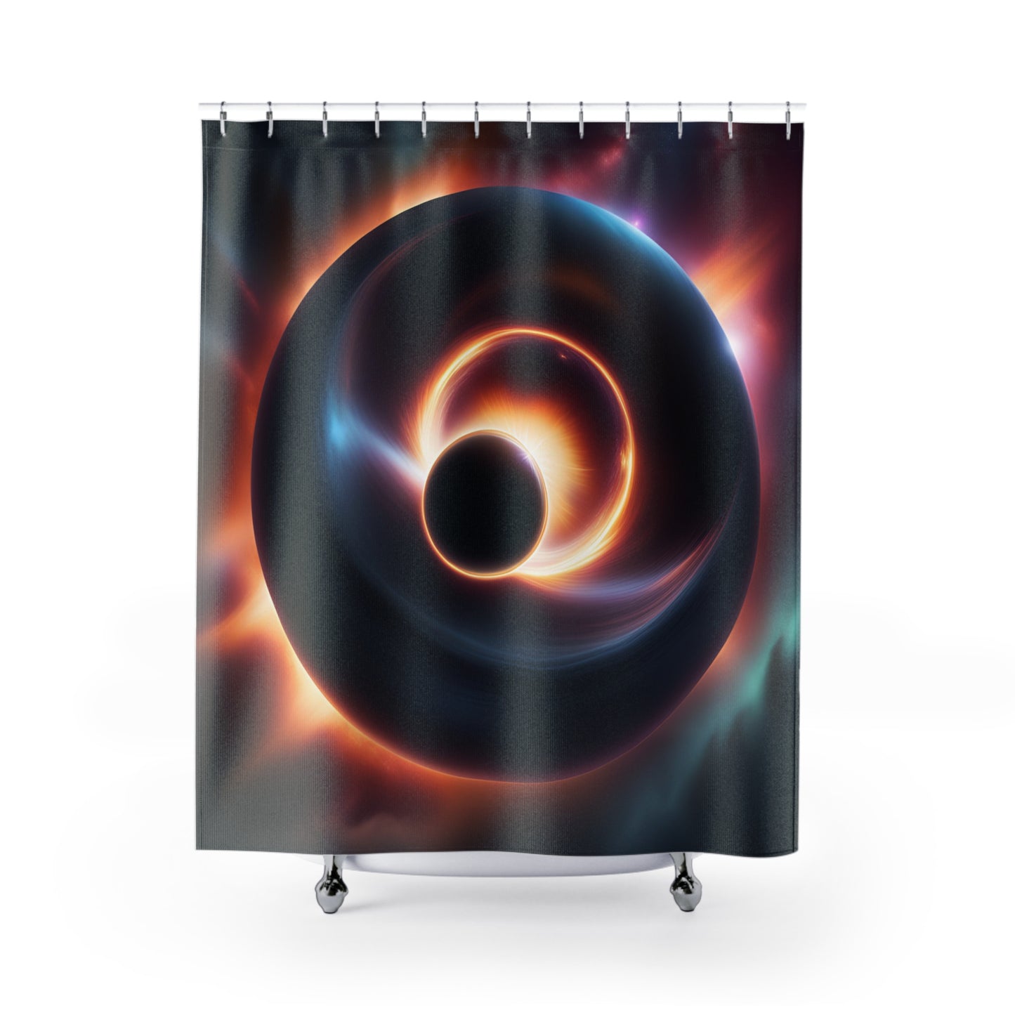 Black Hole Event Horizon Shower Curtain