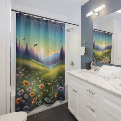 Wildflower Meadow Shower Curtain